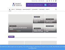 Tablet Screenshot of marketexpertise.com